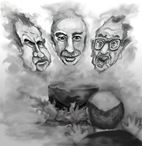 macben_apparitions The ghosts of Keynes, Nixon and Greenspan appear to Macben