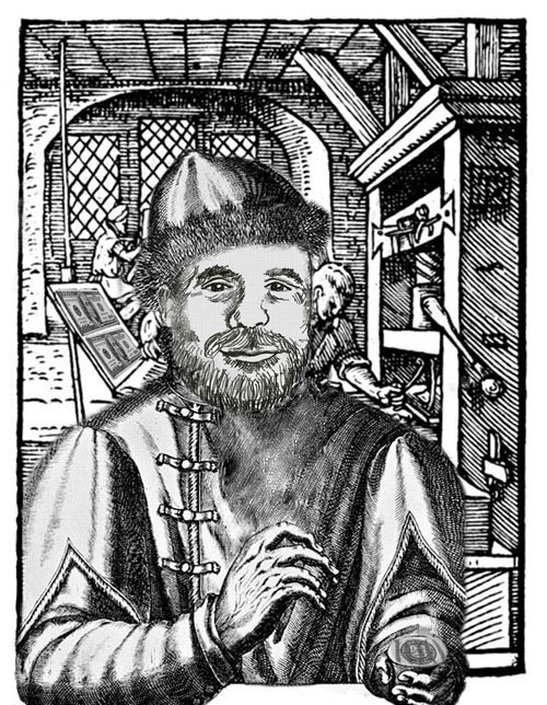 Macben and his Magic Printing Press Macben is posing next to his printing press which is churning out new US currency